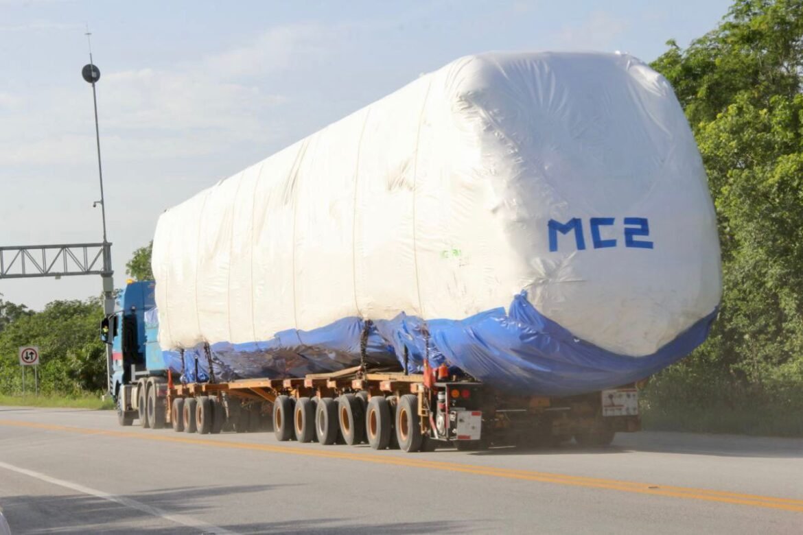 Recibimos con gusto el primer vagón del Tren Maya