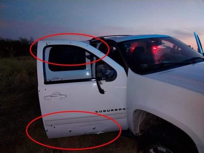 Atacan convoy del secretario de Gobierno de Tamaulipas