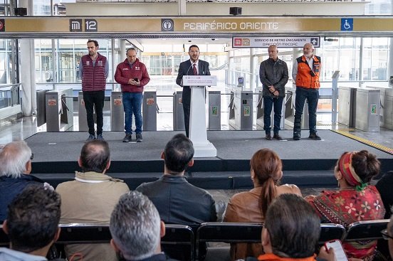 Reabre Línea 12 del STC Metro en el tramo Culhuacán a Periférico Oriente