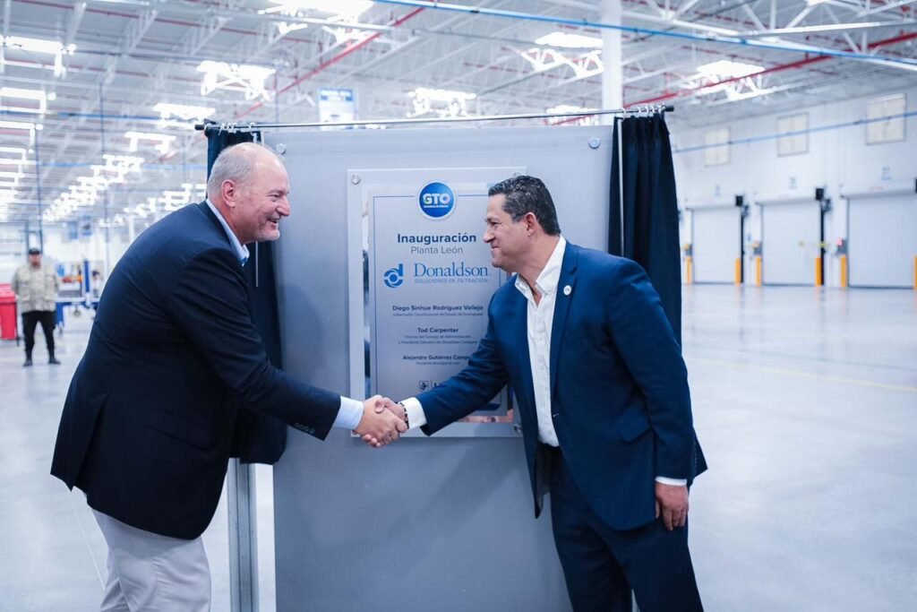 Siguen llegando inversiones a Guanajuato; inauguran Donaldson en León