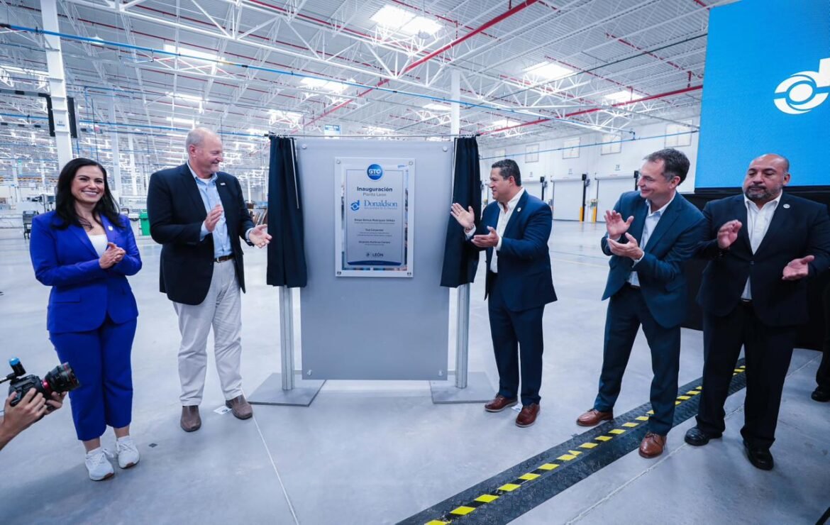 Siguen llegando inversiones a Guanajuato; inauguran Donaldson en León