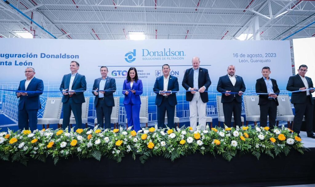 Siguen llegando inversiones a Guanajuato; inauguran Donaldson en León