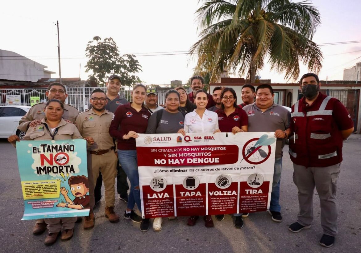 Mantiene Ana Patricia Peralta labores permanentes contra el dengue