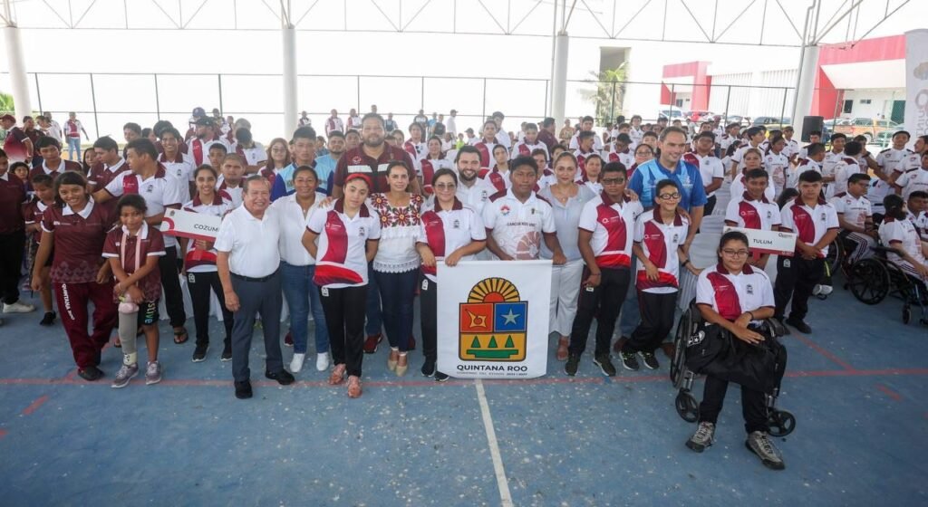 Atestigua Ana Patricia Peralta la inauguración de los Juegos Paraestatales 2023