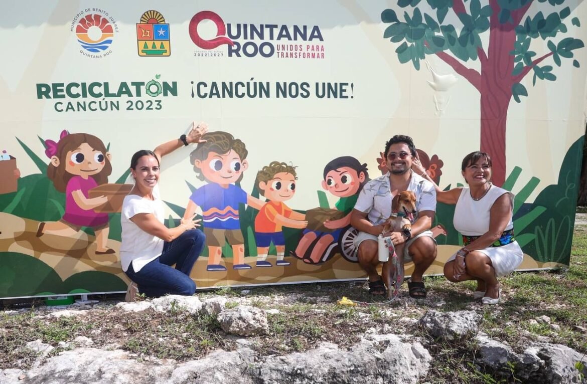 Promueve Ana Patricia Peralta un Cancún limpio, con educación ambiental