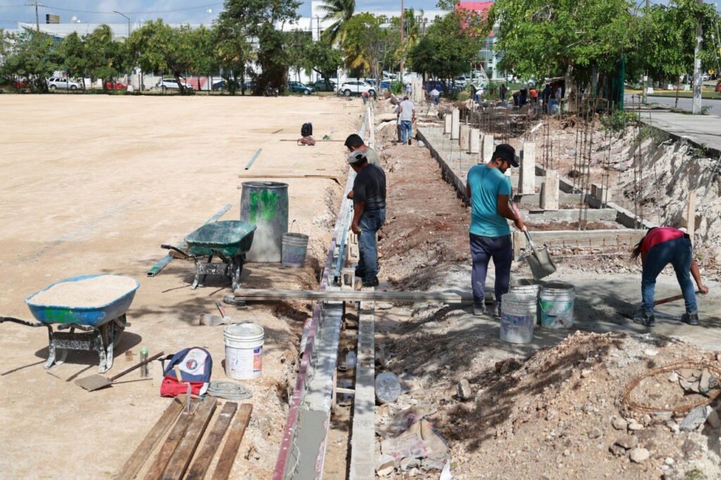 Rehabilitamos canchas deportivas en SM. 21 para un Cancún moderno
