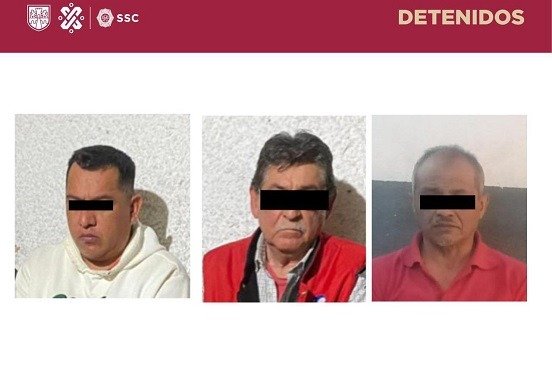 Detienen a tres por cobro de piso, extorsión y narcomenudeo en CDMX