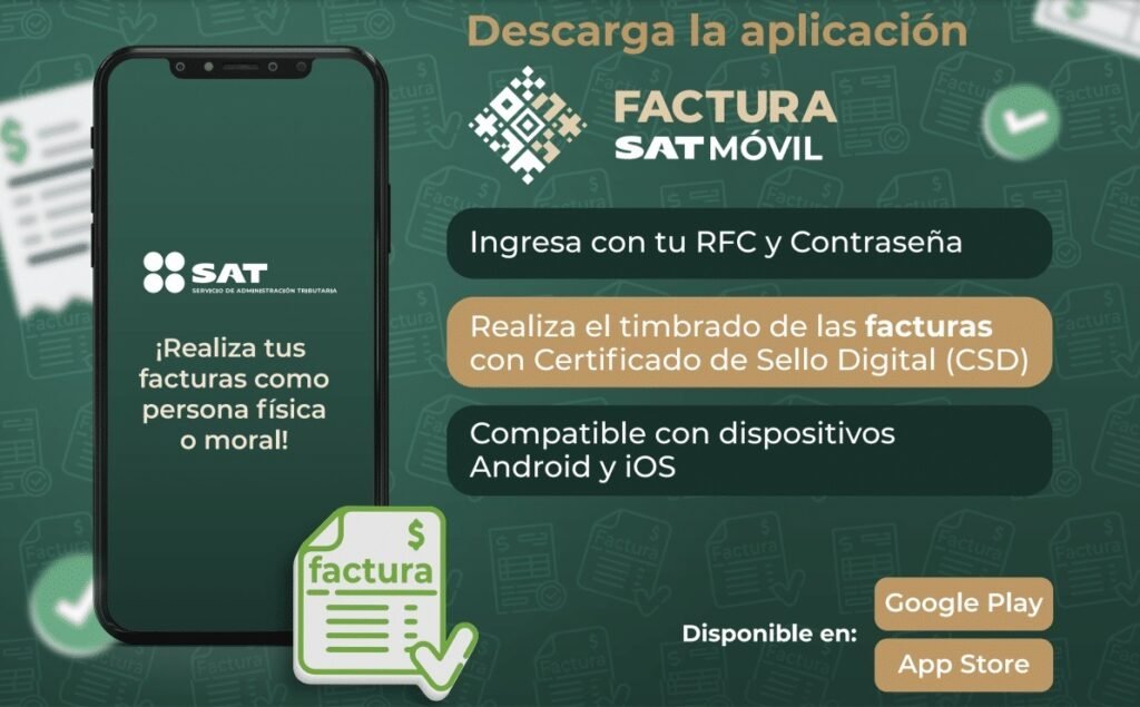 Factura SAT Móvil ya emite facturas con complemento Carta Porte