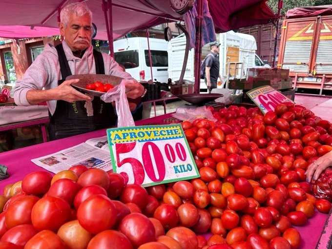 Precio del jitomate generó inflación de 4.45 por ciento anual