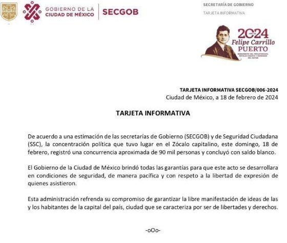 Miles participan en Marcha por la Democracia; calculan de 90 mil a 700 mil