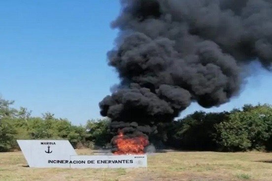FGR incinera más de 2.5 toneladas de droga en tres estados del país