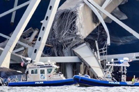 Descartan ataque terrorista en choque de buque contra puente en Baltimore