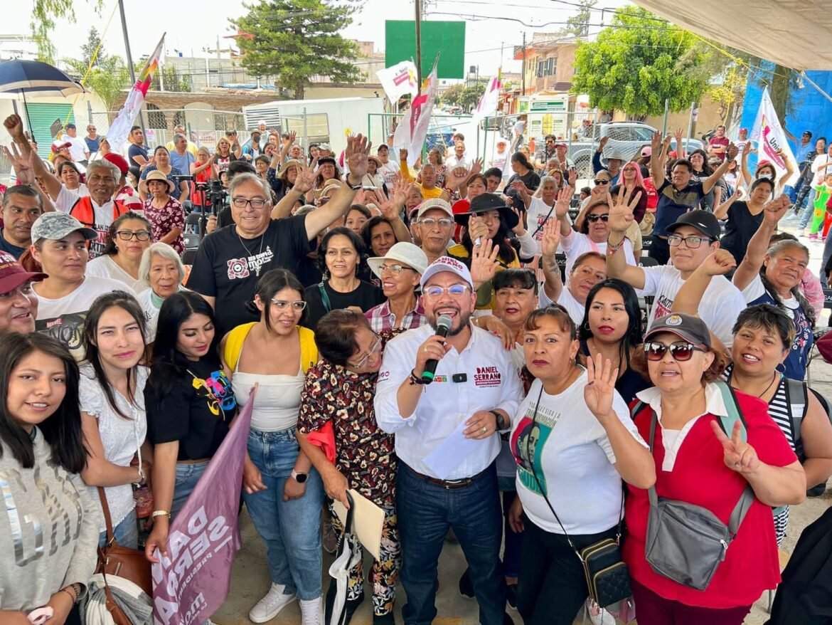 Se perfila firme Daniel Serrano en alcaldía de Izcalli; se compromete a dar prepa gratis para todos