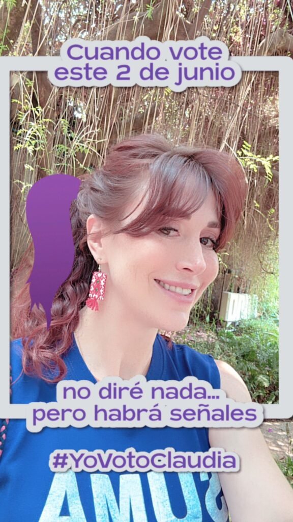 “No diré nada pero habrá señales” la nueva activación a favor de Claudia Sheinbaum para fomentar la participación electoral de mujeres y jóvenes el próximo 02 de junio.