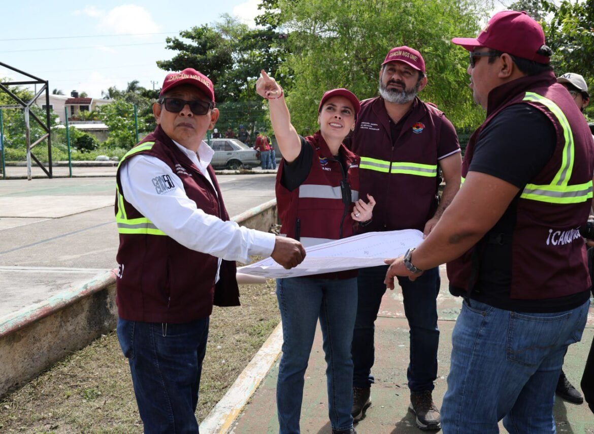 Conserva gobierno de Ana Paty Peralta espacios públicos limpios para los cancunenses