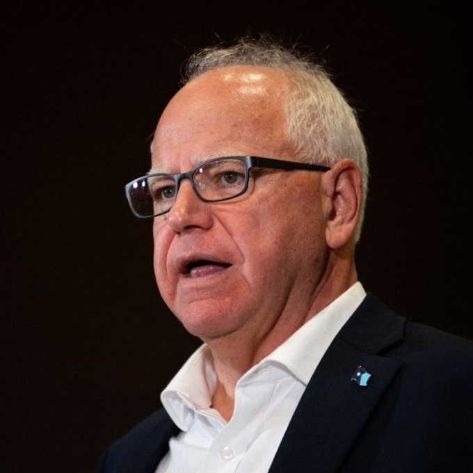 Tim Walz como compañero de fórmula de Kamala Harris