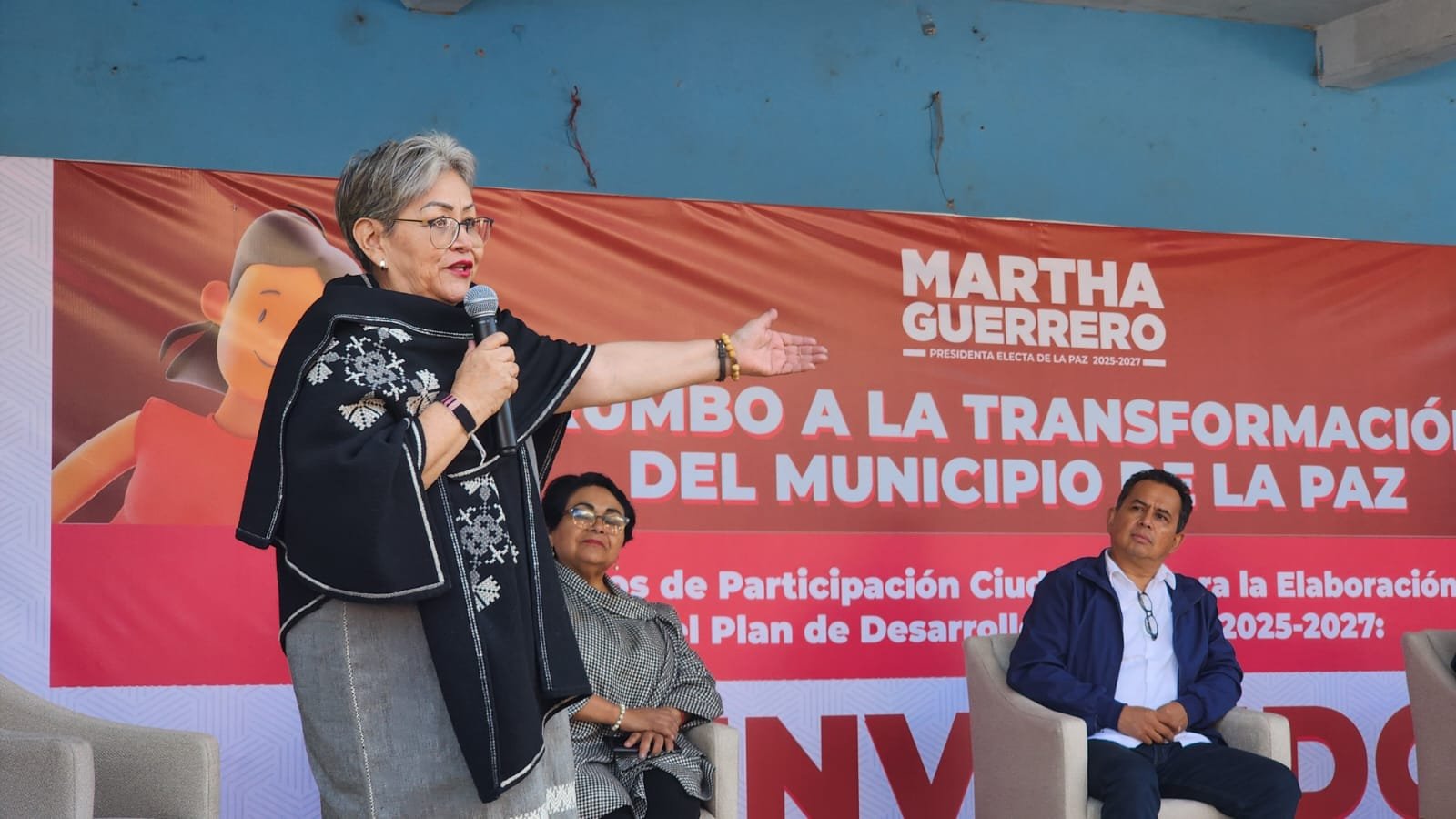 Martha Guerrero presenta prioridades para Los Reyes La Paz a presidenta Claudia Sheinbaum