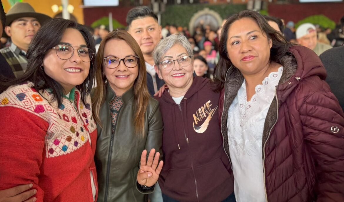 Líderes reconocen trabajo de Martha Guerrero como presidenta de Morena en el Estado de México