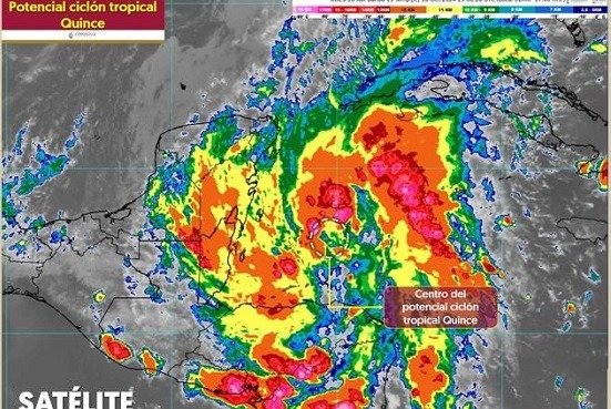 Nadine dejará lluvias de intensas a torrenciales en Quintana Roo, Campeche, Yucatán