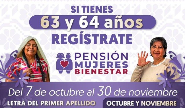 Presentan pensión para el bienestar de la adultas mayores de 60 a 64 años