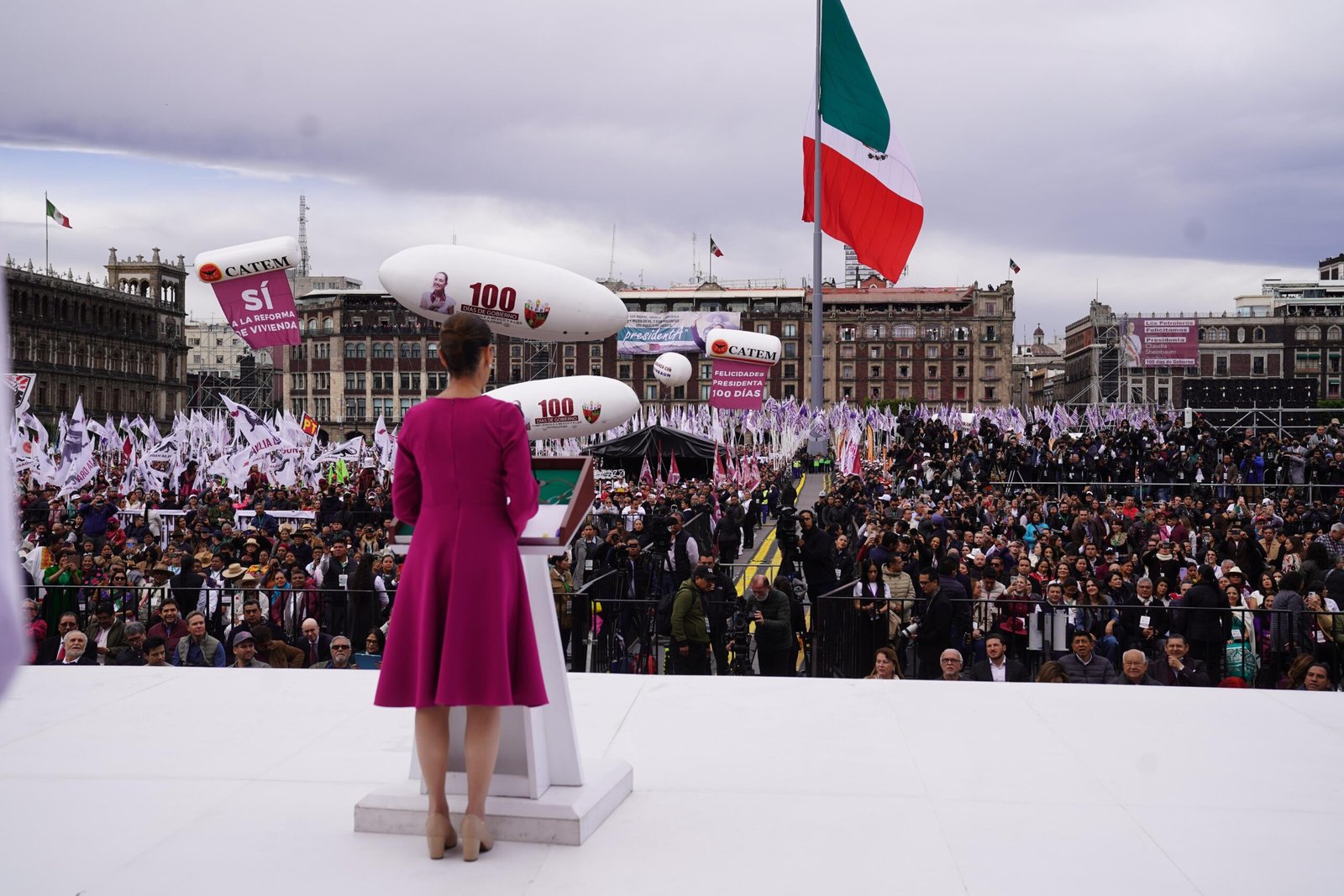 Presenta presidenta Sheinbaum informe por cien días de gobierno