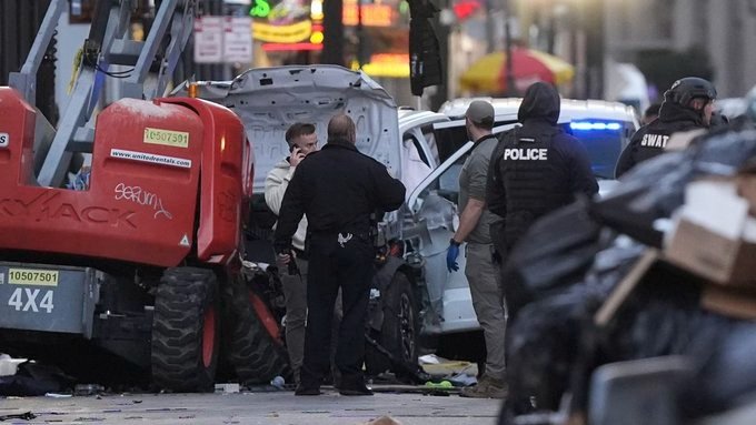 Se registró un atropellamiento masivo en Nueva Orleans
