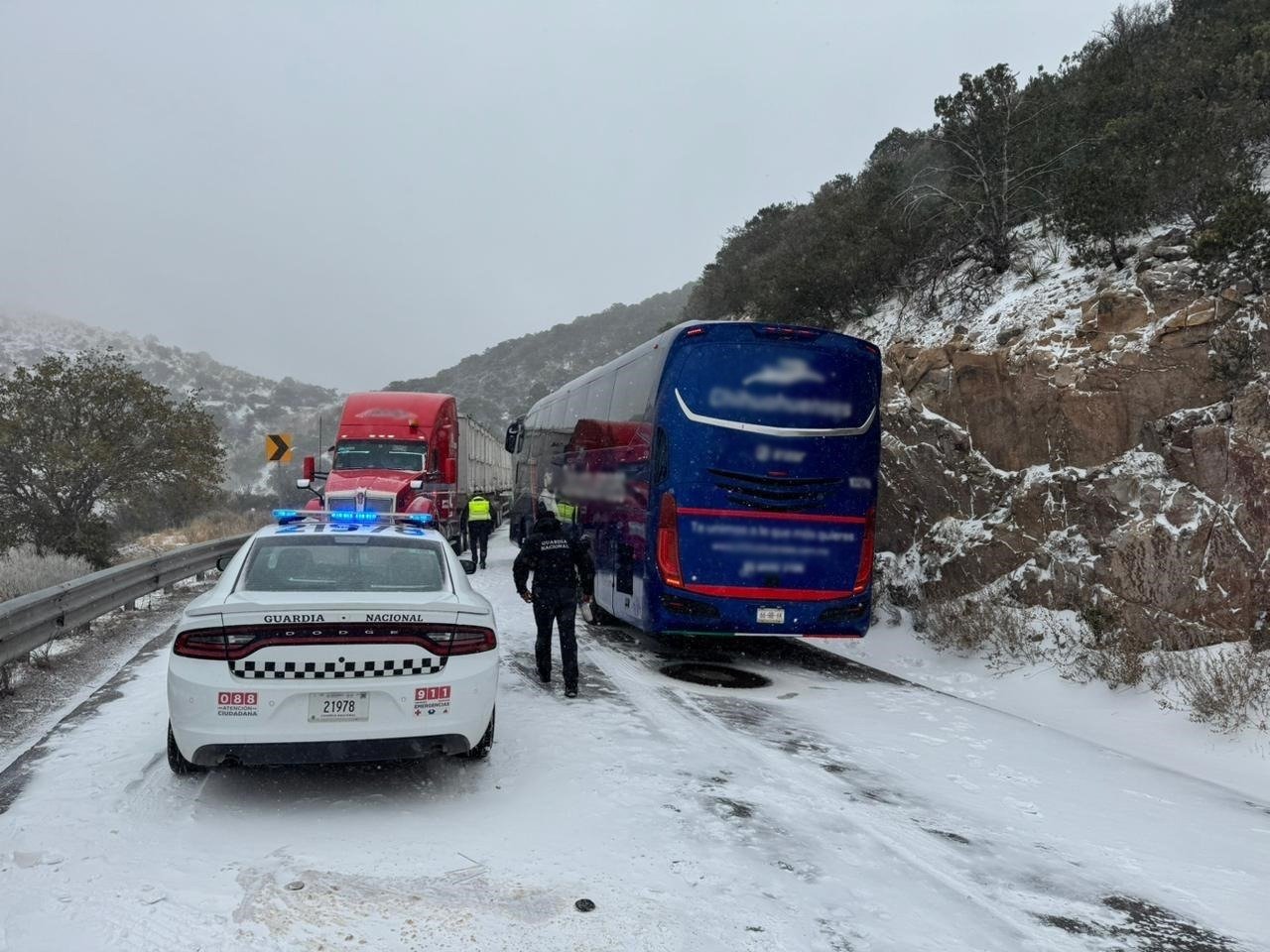Guardia Nacional implementa Plan DN-III-E ante nevadas en Chihuahua y Sonora
