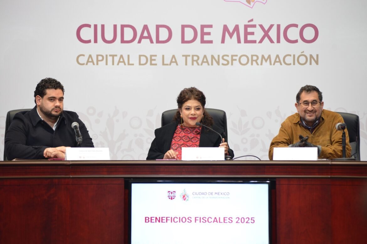Presenta Brugada plan de beneficios fiscales en CDMX
