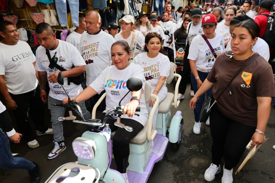 Tepito será símbolo de construcción de paz en la CDMX: Brugada