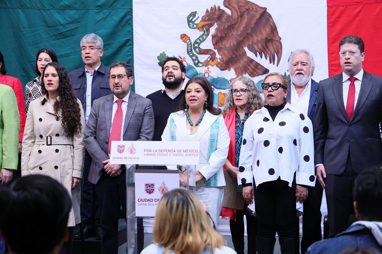 Brugada y alcaldes de la CDMX se unen en defensa de México 