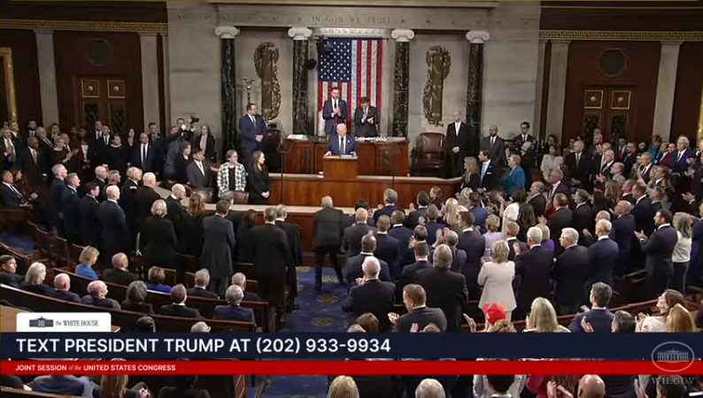 Mensaje del presidente Donald Trump
