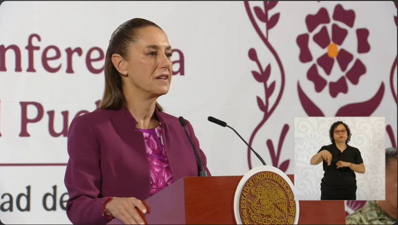 Conferencia de la presidenta Claudia Sheinbaum Pardo desde Palacio Nacional 