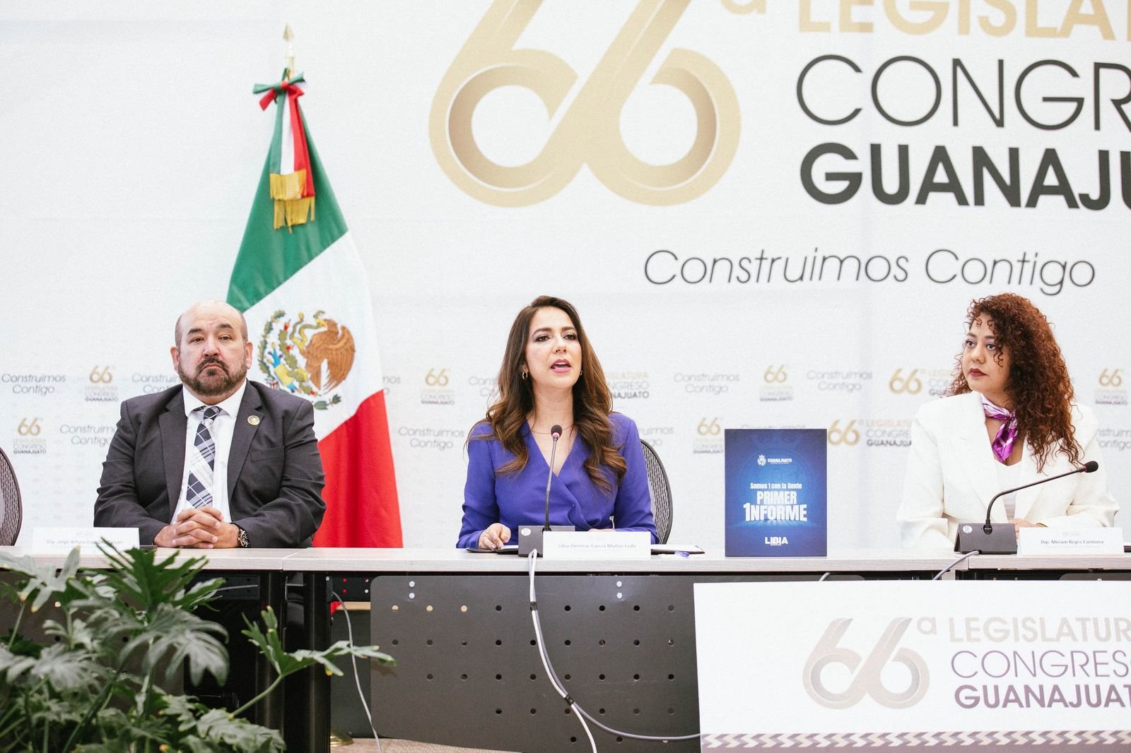 Momento histórico para Guanajuato; una mujer Gobernadora entregó su Primer Informe