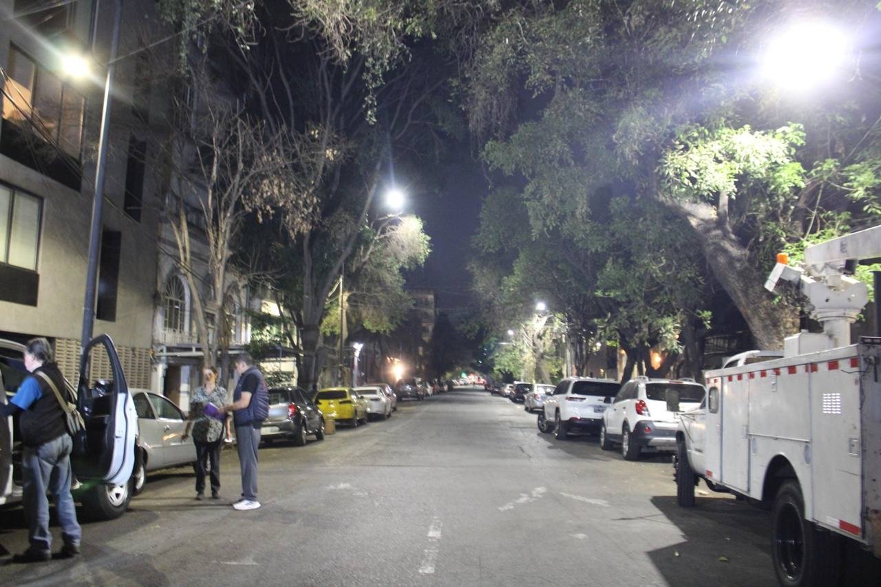 Cuauhtémoc es la alcaldía que más luminarias nuevas ha instalado en la CDMX