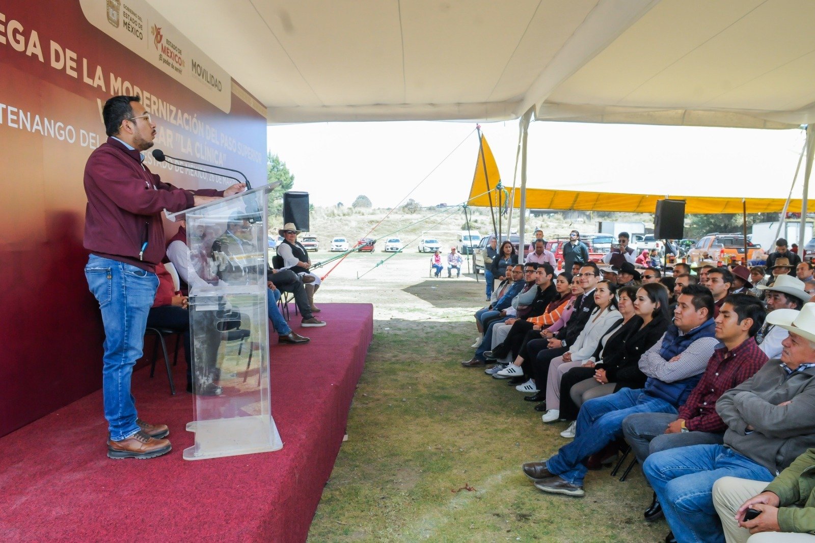 Gobernadora Gómez Álvarez entrega nuevo puente 'La Clínica' en Tenango del Valle