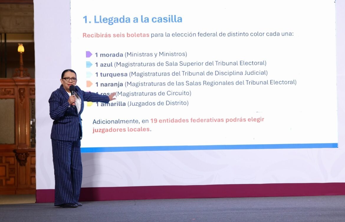 Explican lineamientos para promover la próxima elección judicial