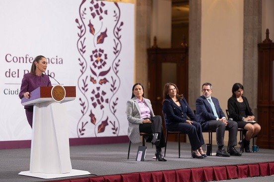 Sheinbaum critica a Zedillo por defender al Poder Judicial