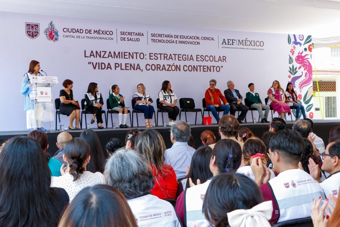 Lanza Clara Brugada estrategia “Vida Plena, Corazón Contento”