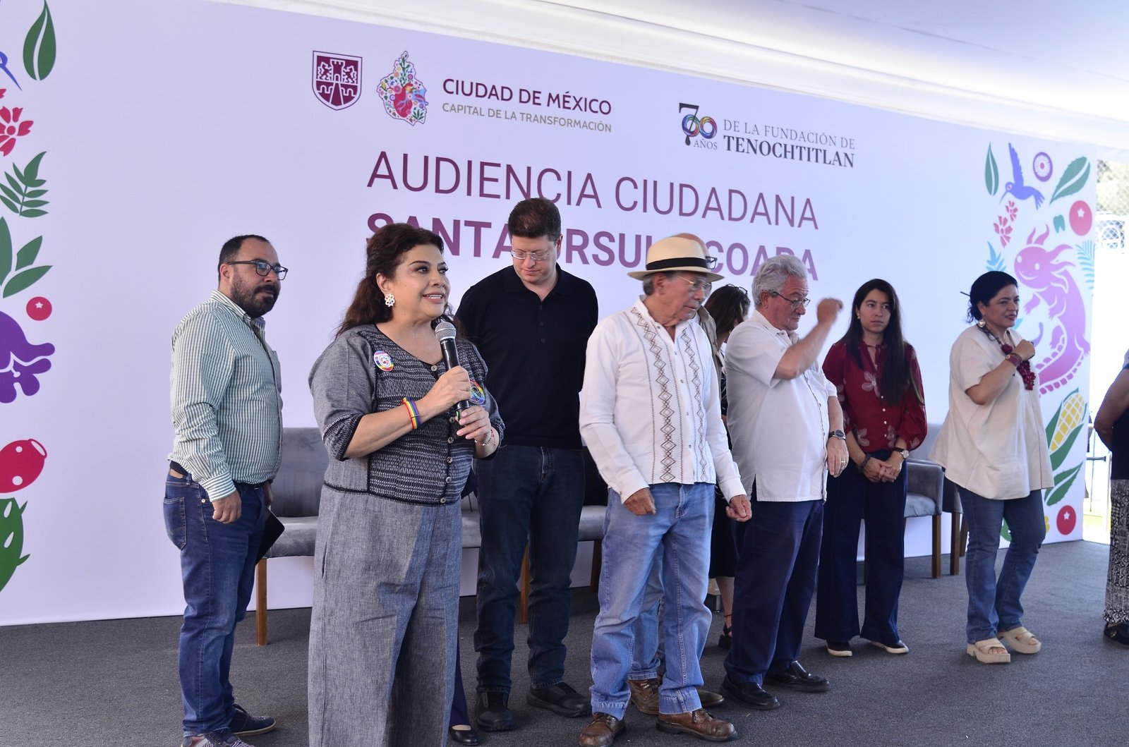 Encabeza Brugada audiencia ciudadana en Santa Úrsula Coapa