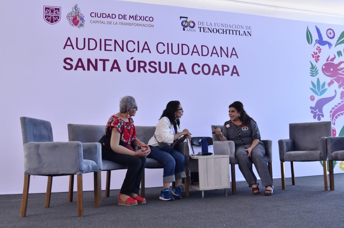 Encabeza Brugada audiencia ciudadana en Santa Úrsula Coapa