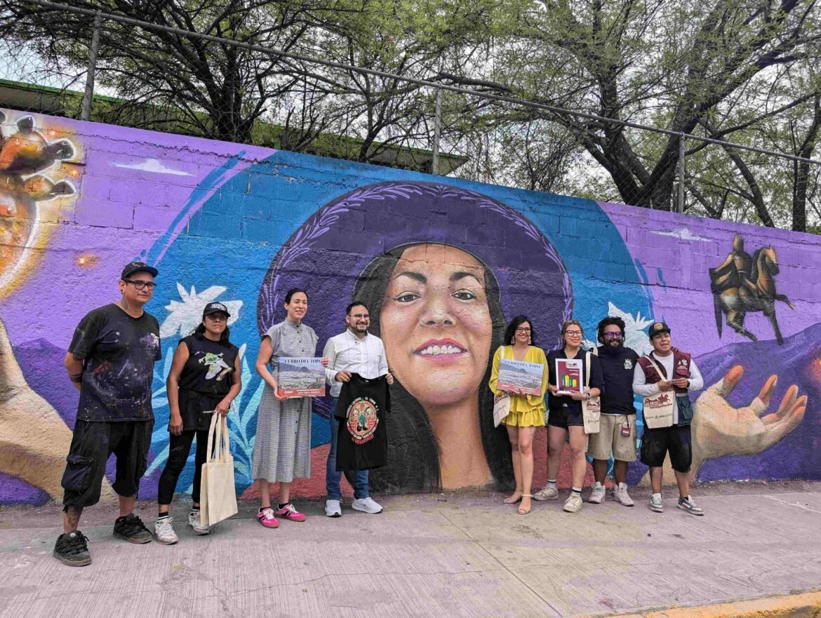 Colectivo de muralistas de Iztapalapa plasma su arte en las calles de General Escobedo, Nuevo León