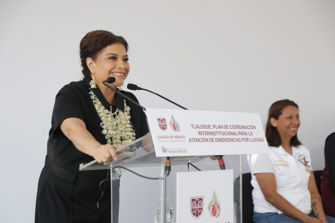 Anuncia Clara Brugada inversión de mil 570 mdp para prevenir inundaciones por las lluvias