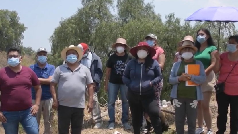 Vecinos de Ixtapaluca exigen desazolve de presa ante riesgo de desbordamiento y foco de infección