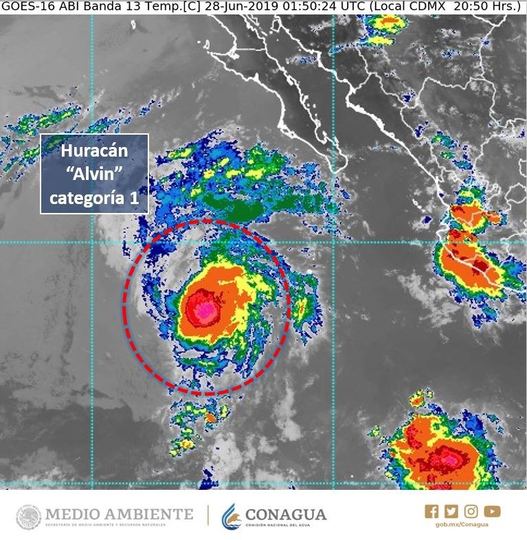Se forma el primer ciclón tropical de la temporada en el Océano Pacífico