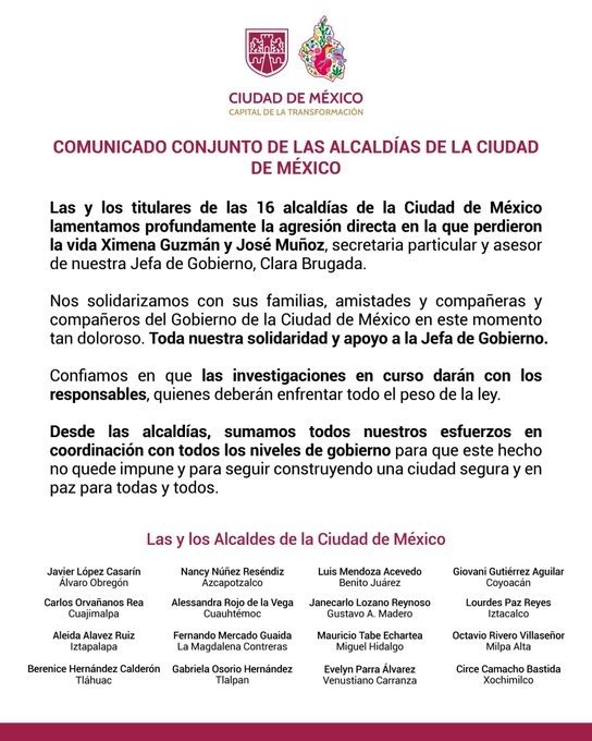 Condenan alcaldes ataque contra colaboradores de Brugada