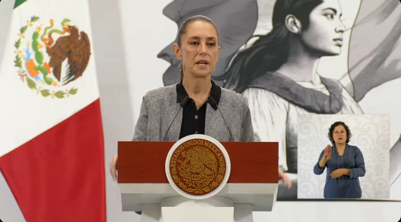 Conferencia de prensa de la presidenta Claudia Sheinbaum Pardo