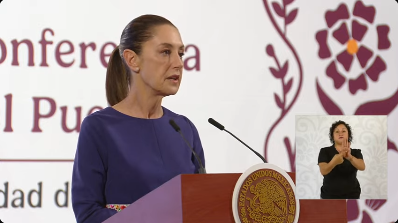Conferenecia de la presidenta Sheinbuam Pardo