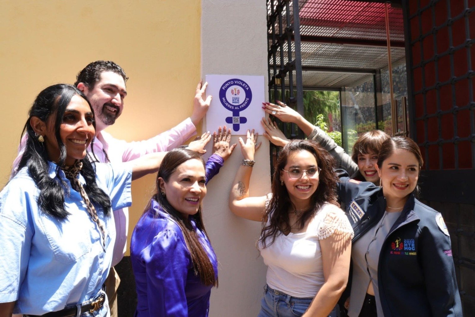 Alcaldía Cuauhtémoc y Universidad del Claustro de Sor Juana formalizan instalación  de puntos violeta