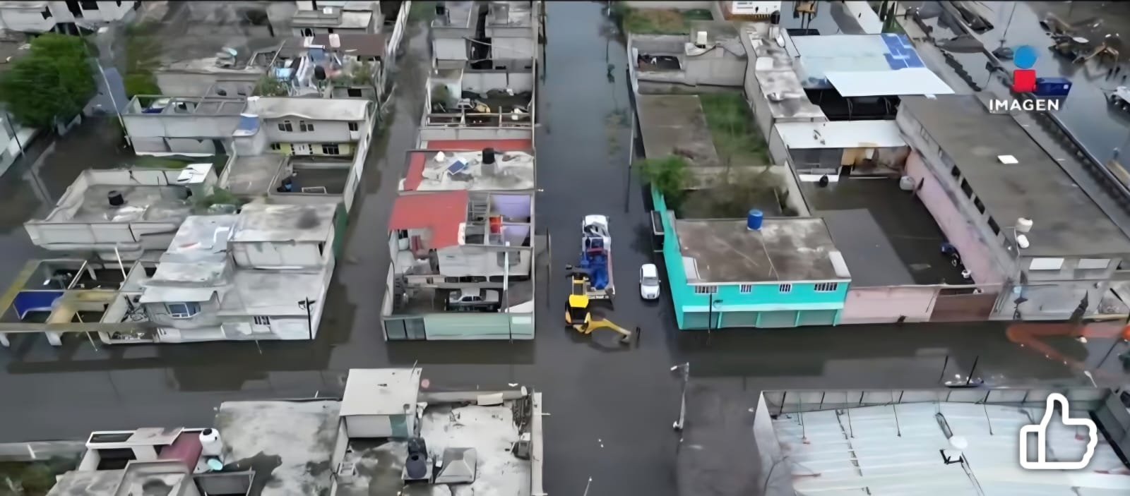 Lluvias inundan nuevamente colonias de Chalco