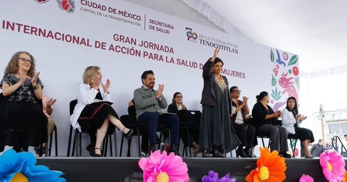 Encabezan Clara Brugada y Zoé Robledo Gran Jornada de Salud para mujeres